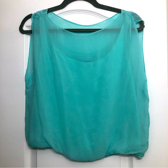 Alive + Olivia sleeveless silk top - Picture 1 of 4